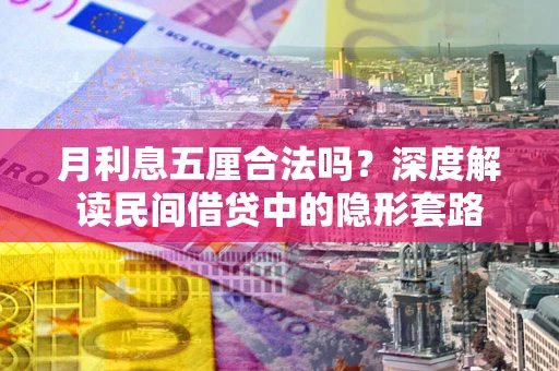 北京月利息五厘合法吗？深度解读民间借贷中的隐形套路