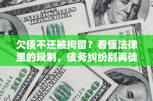 北京欠债不还被拘留？看懂法律里的规制，债务纠纷别再徒劳奔波