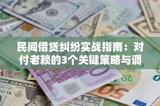 北京民间借贷纠纷实战指南：对付老赖的3个关键策略与调解盲区解析