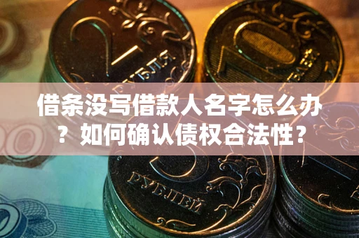 北京借条没写借款人名字怎么办？如何确认债权合法性？